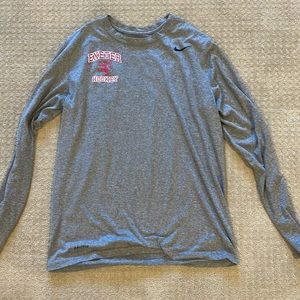 Grey nike Dri-fit long sleeve (medium)
